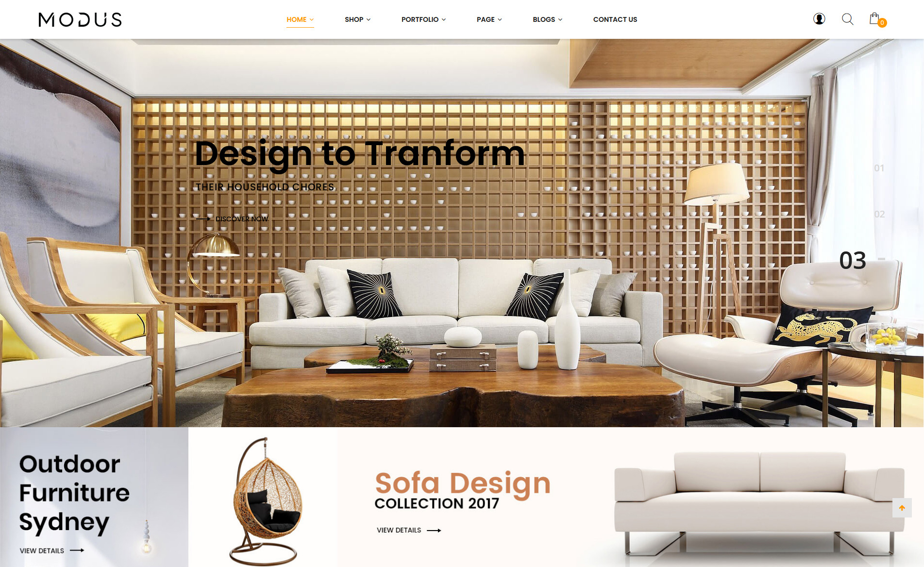 Modus - Modern Furniture WooCommerce Theme