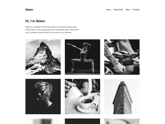 Free minimalist wordpress themes