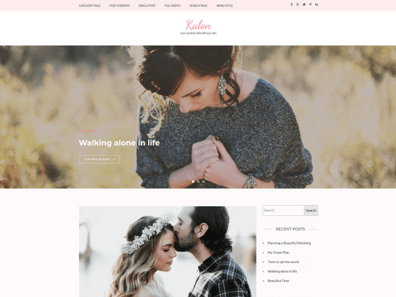 Free minimalist wordpress themes