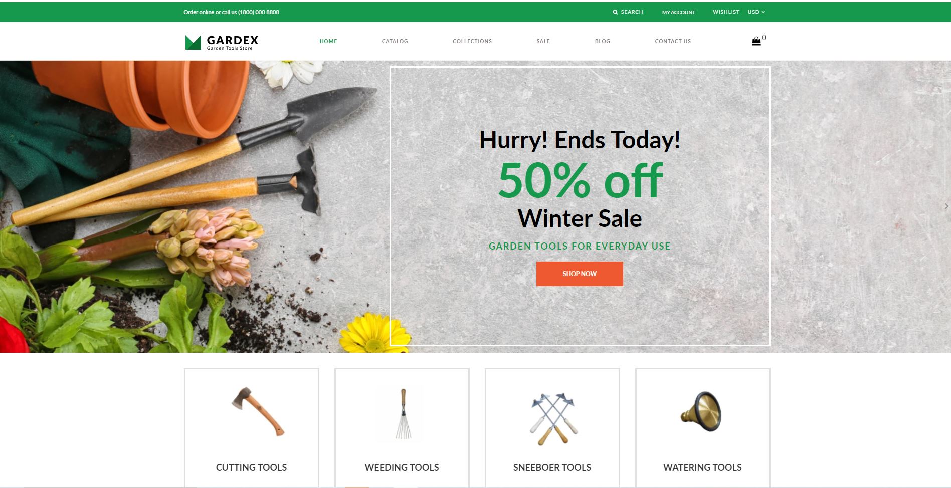 Garden Shopify theme