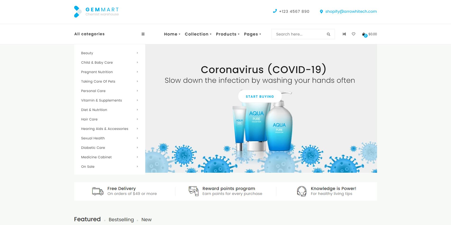 Pharmacy Shopify theme