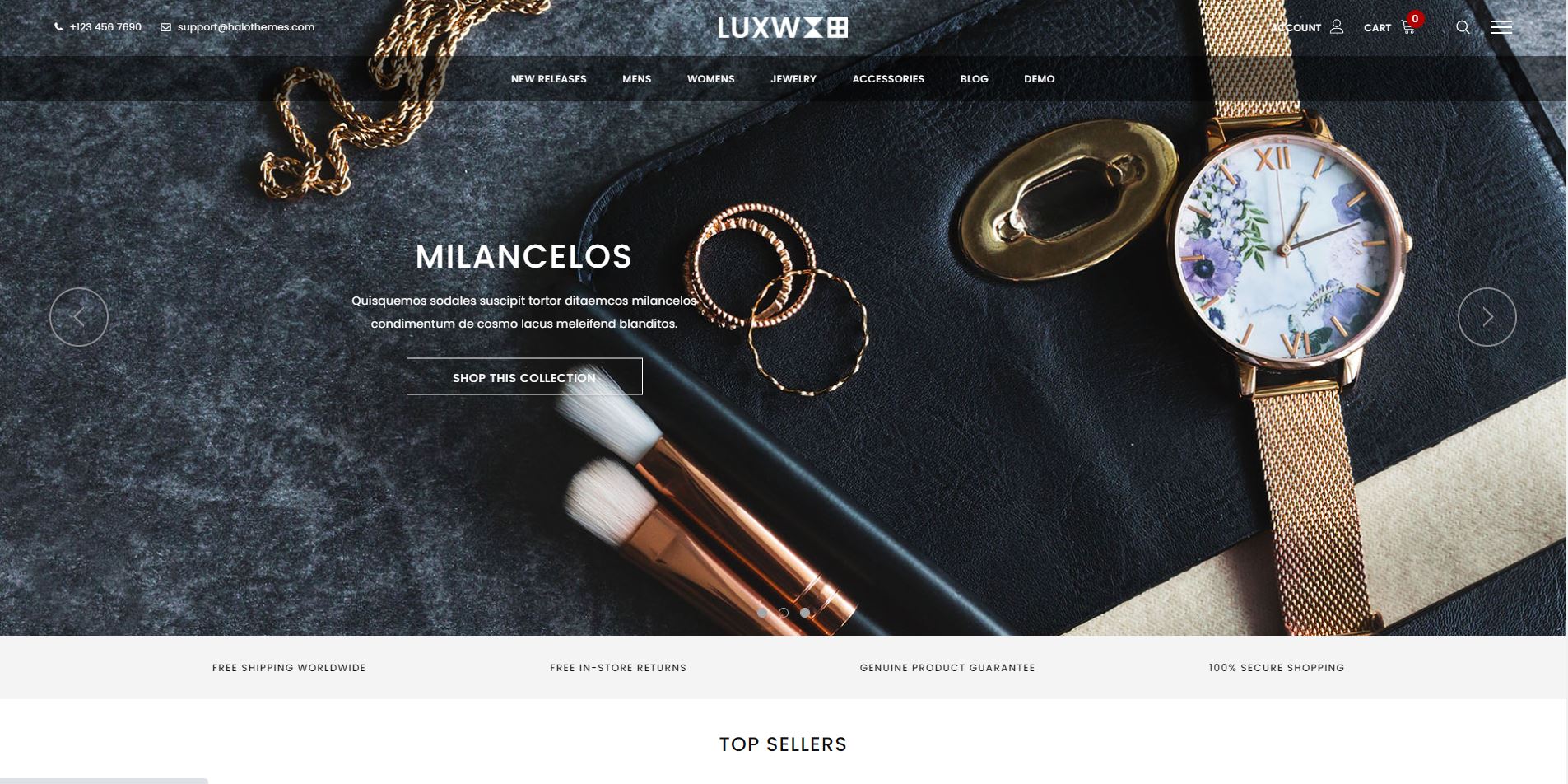 Watches shopify theme