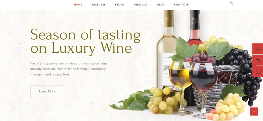 wine shop Woocommerce themes