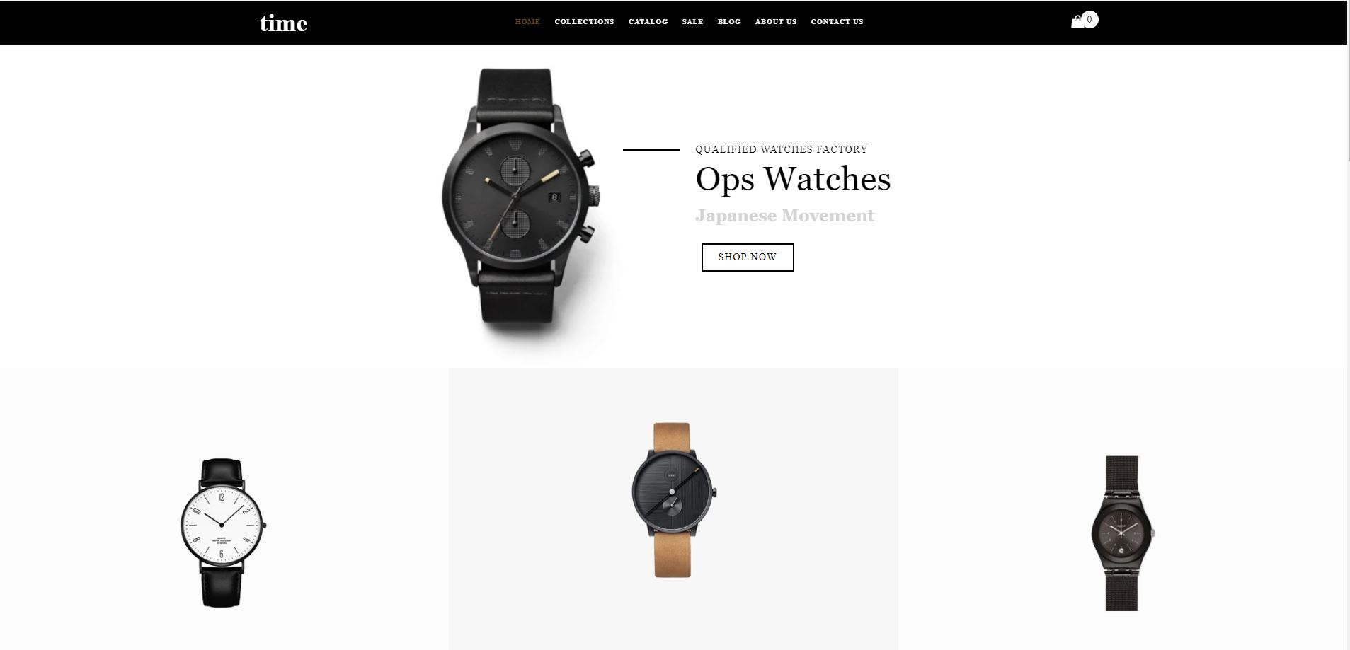 Watches shopify theme