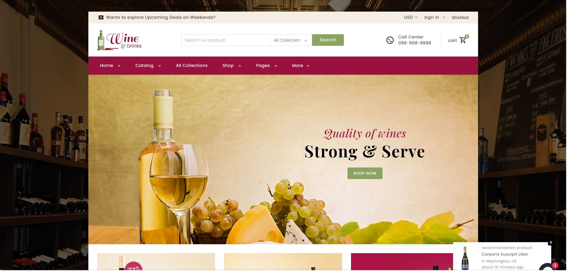 Shopify Wine Theme