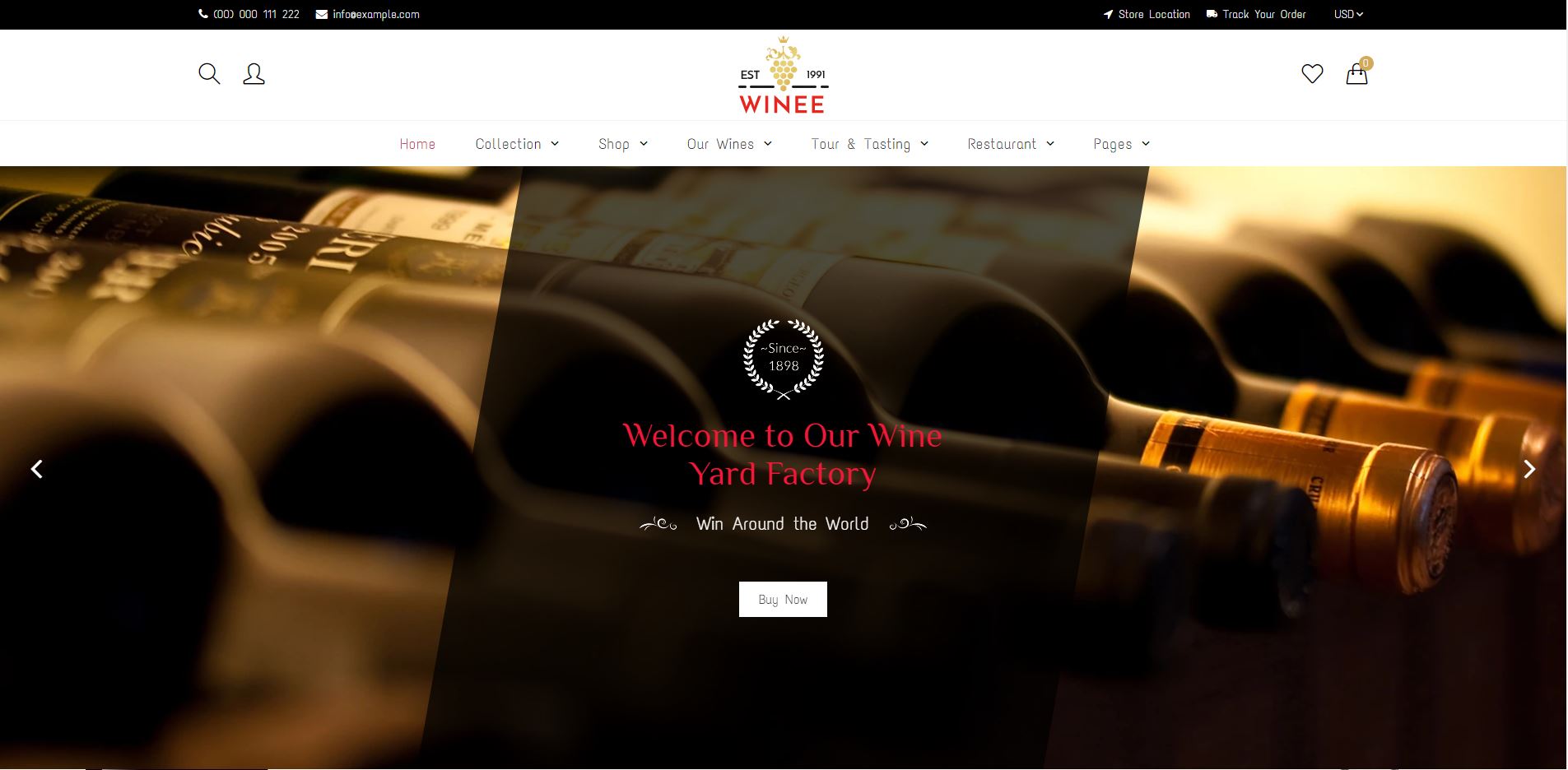 Shopify Wine Theme