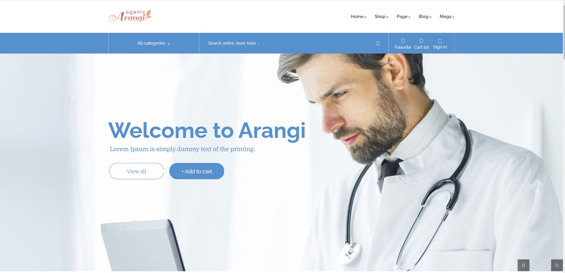 medical Woocommerce themes