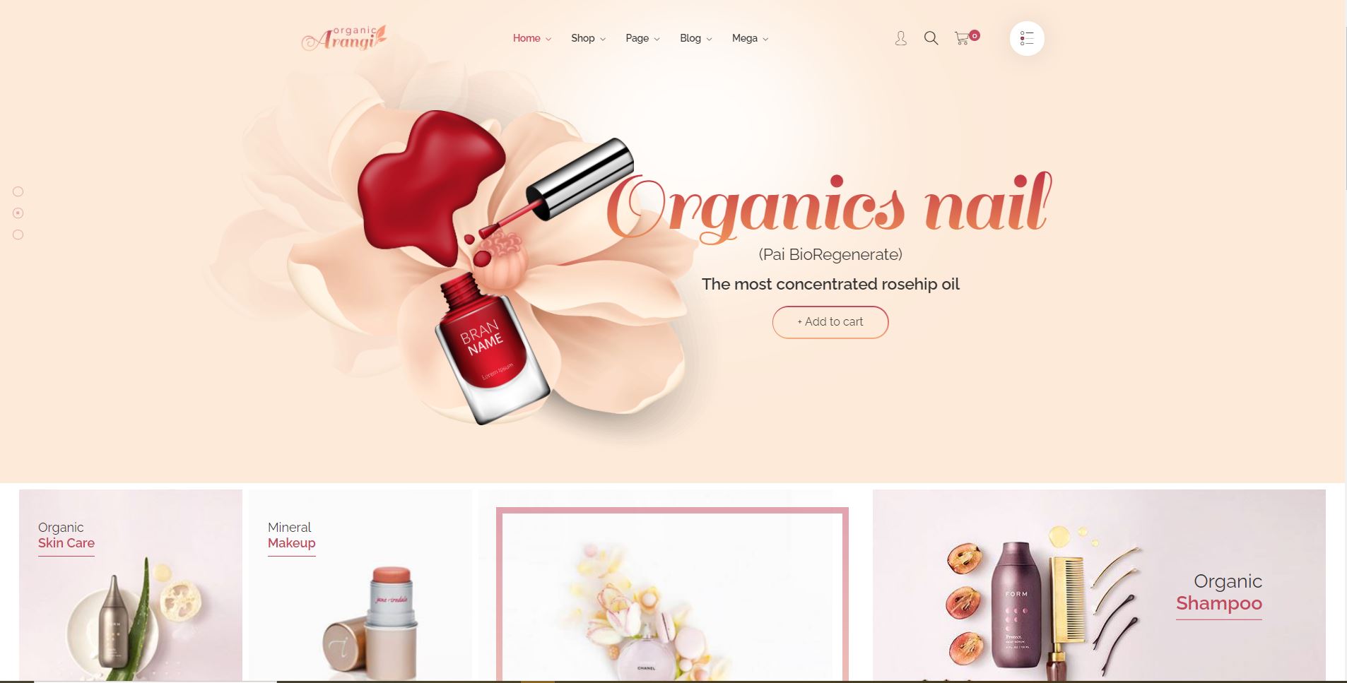 Arangi minimal Woocommerce themes