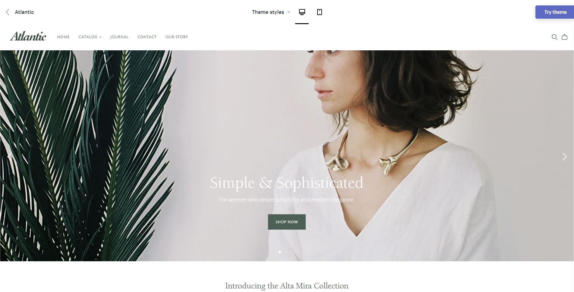 Shopify Jewelry theme