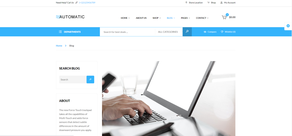 automatic free wordpress blog themes
