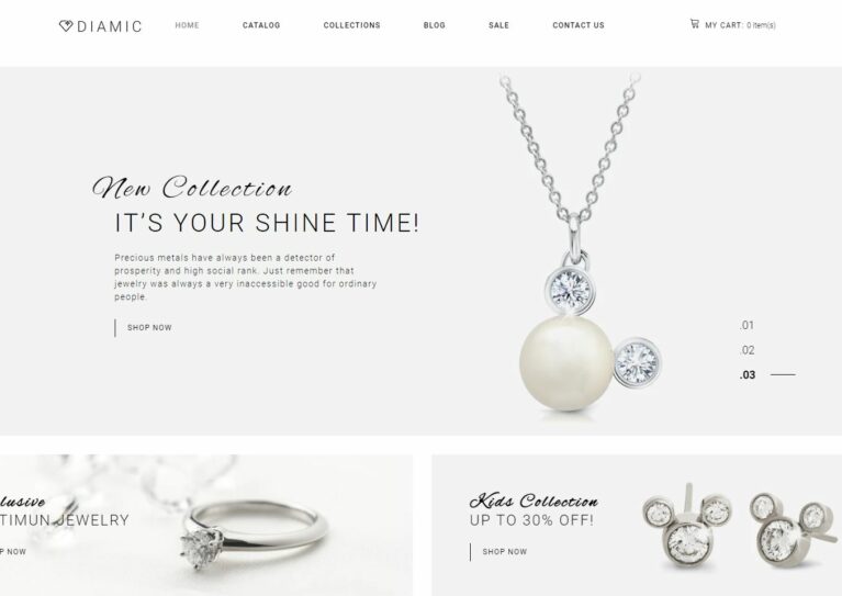 Shopify Jewelry theme