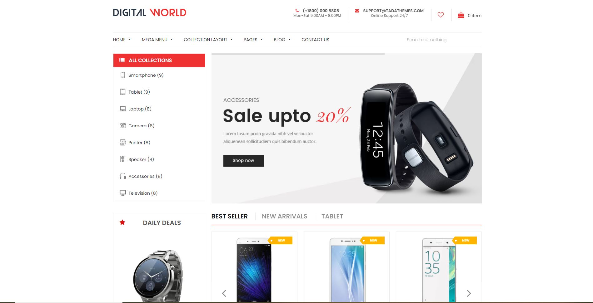 Shopify Electronics Theme: Digital World