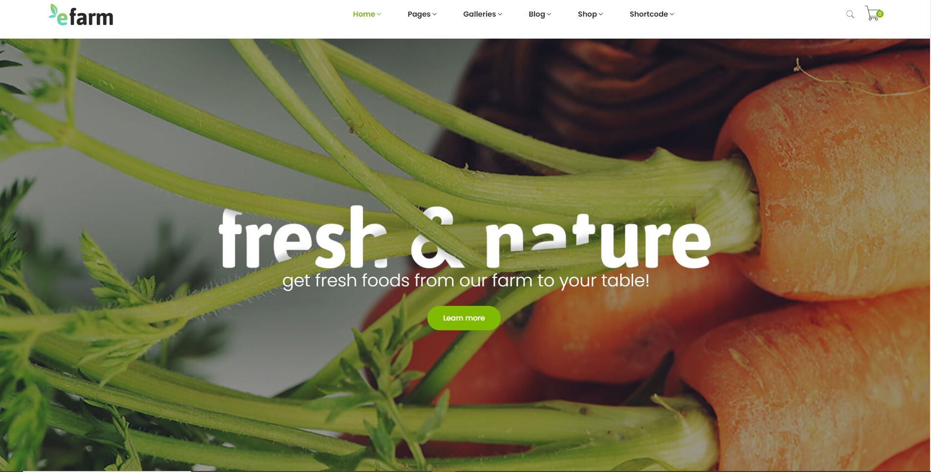 eFarm | One of the best food WooCommerce themes