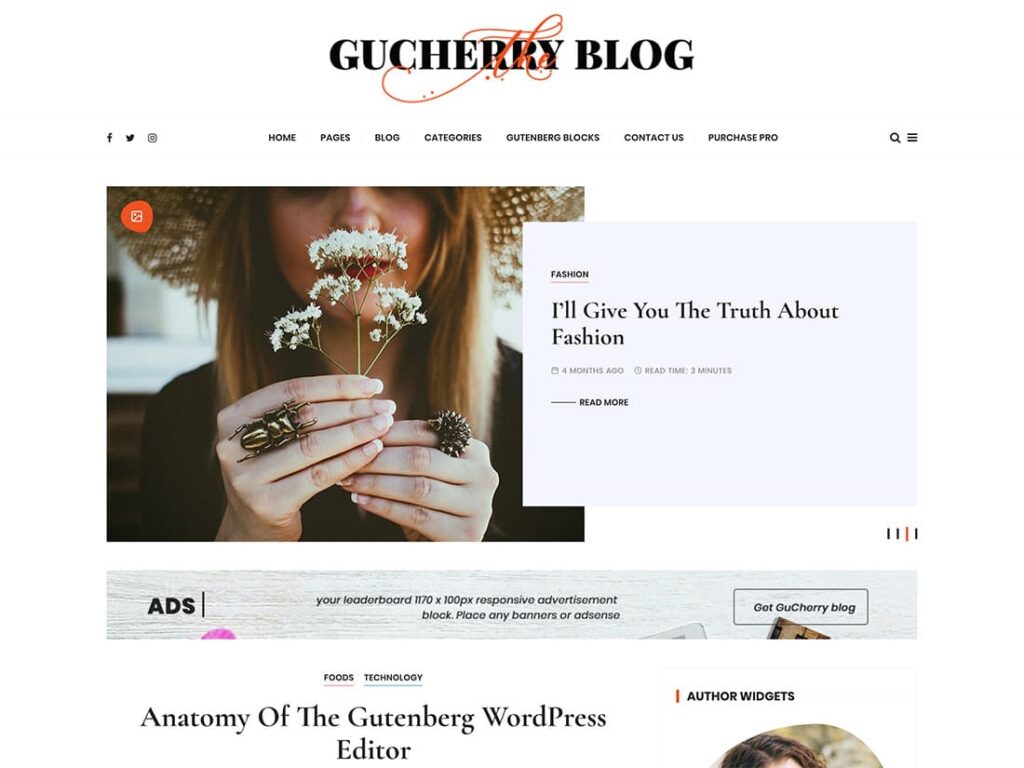 free wordpress blog themes
