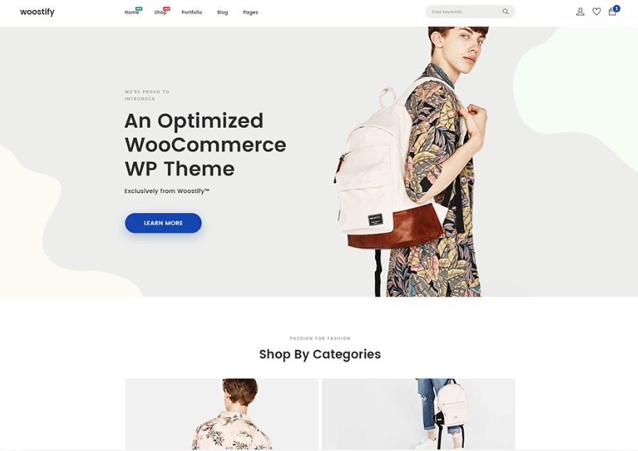 Free woocommerce themes Woostify