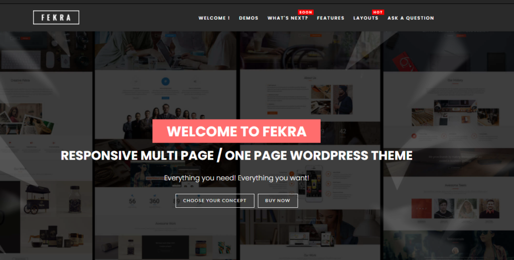 Fekra - fashion ecommerce wordpress themes
