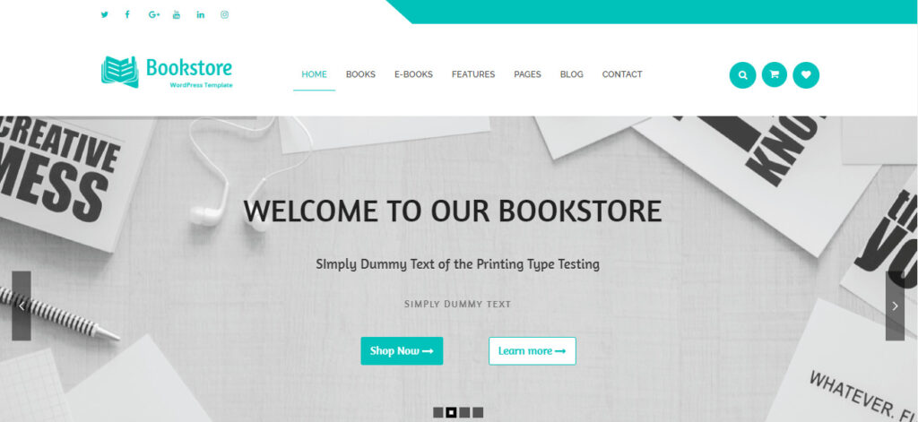 Woocommerce bookstore themes
