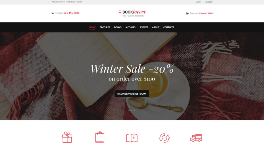 Woocommerce bookstore themes