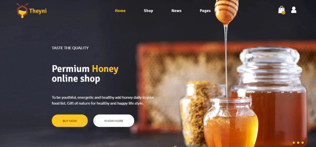 Shopify restaurant theme