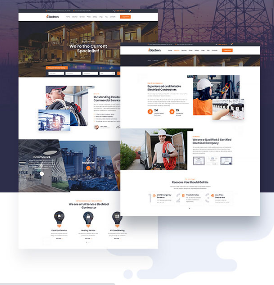 Smart Electrician - WordPress theme