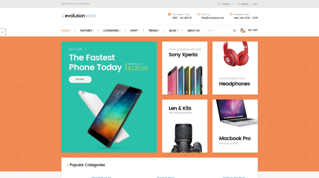 Computer Store Magento Theme