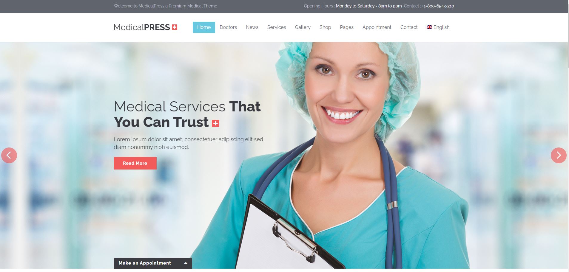 MedicalPress medical Woocommerce themes