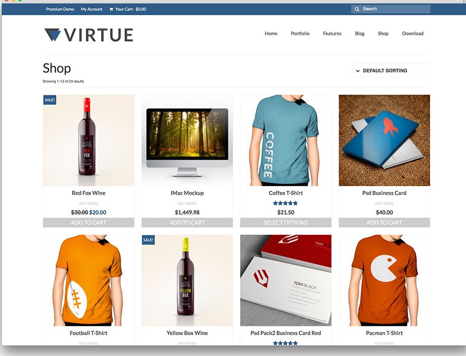 Free eCommerce theme