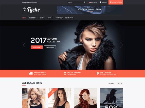 Tyche Free eCommerce Theme