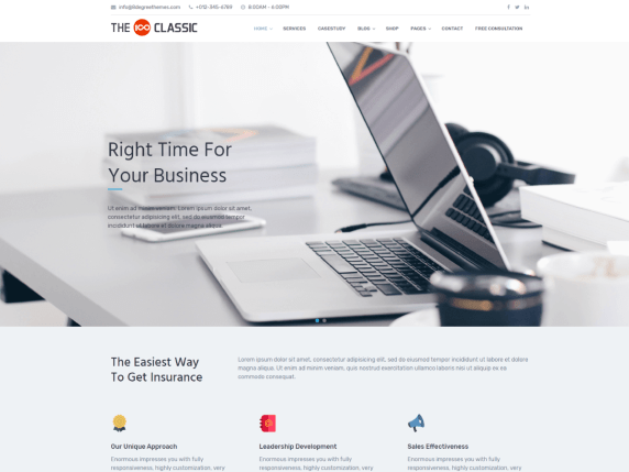 Agency wordpress theme free