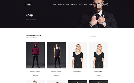 Fekra Responsive e-Commerce WordPress Theme