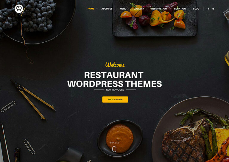 wordpress restaurant theme free