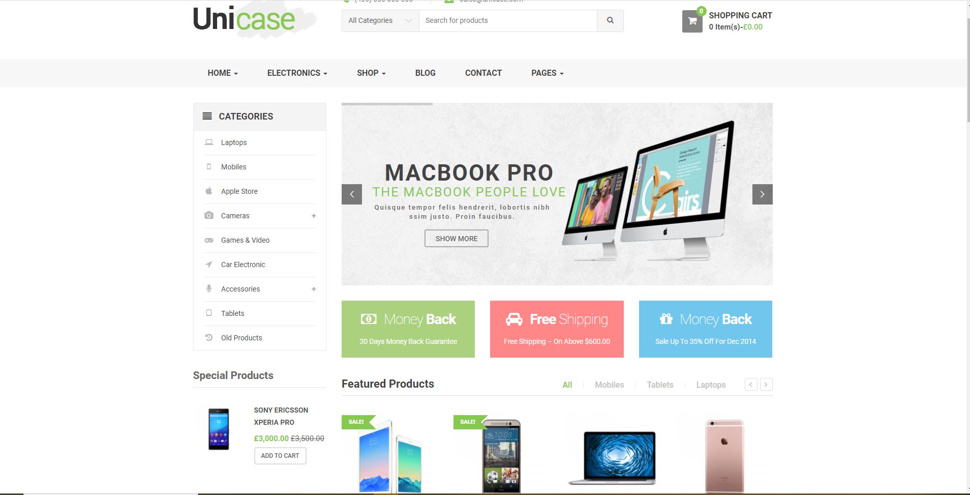 electronics WooCommerce themes