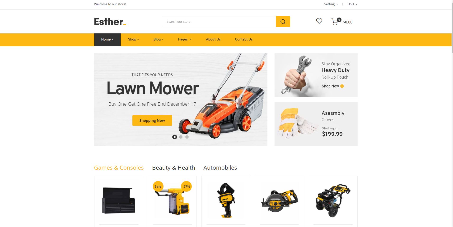 hardware store shopify theme