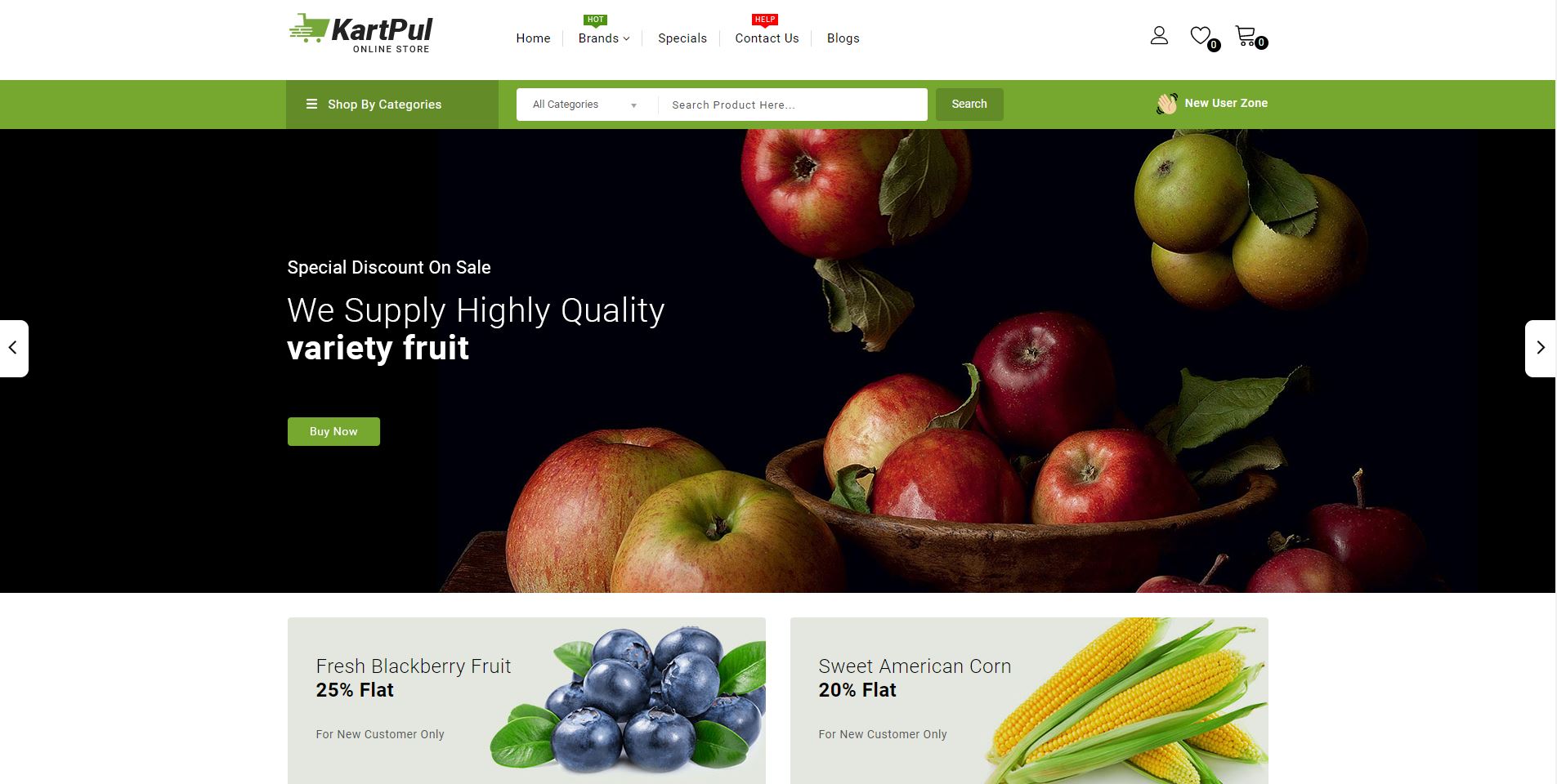 Opencart responsive theme