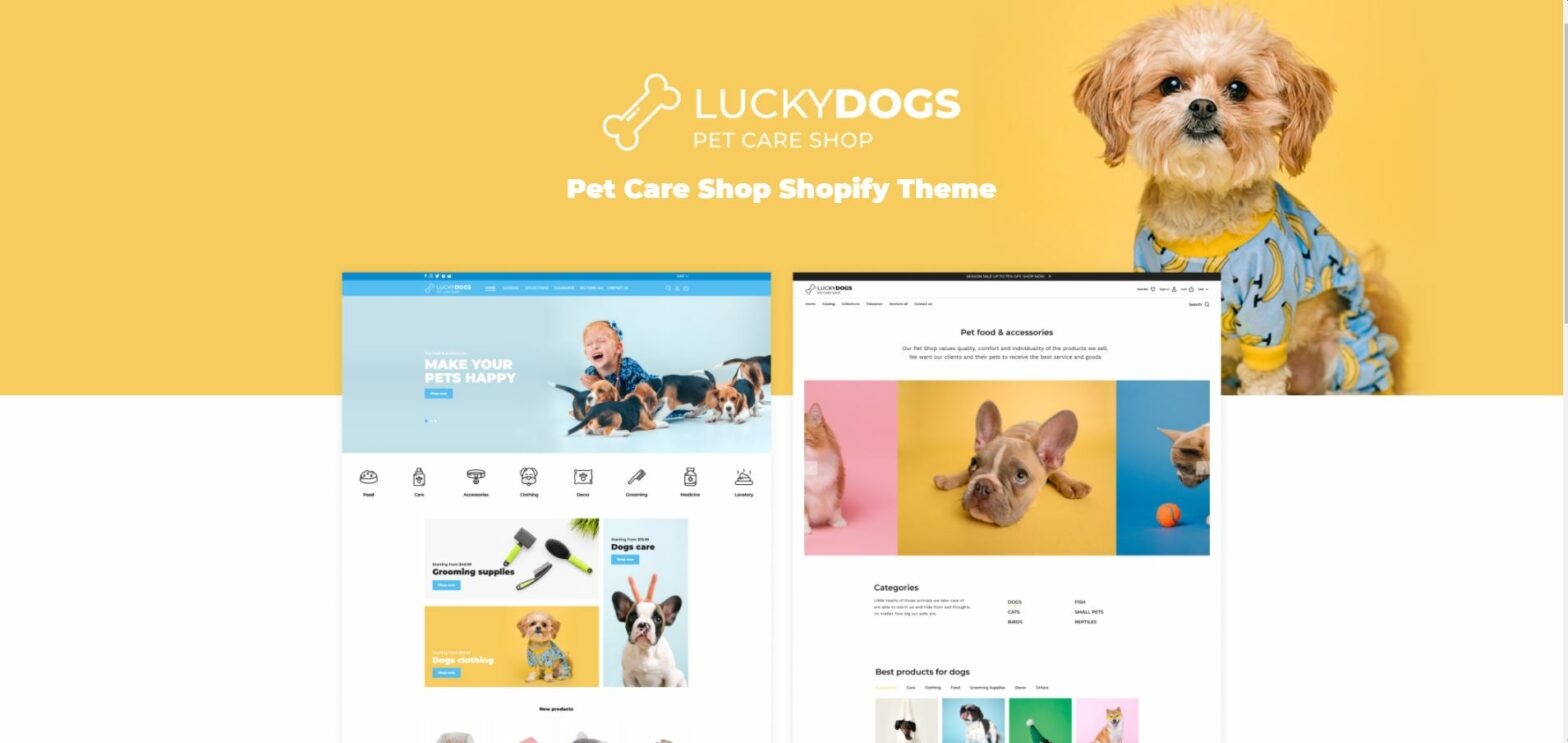 Shopify pet store theme Top 15 best themes to start the online business