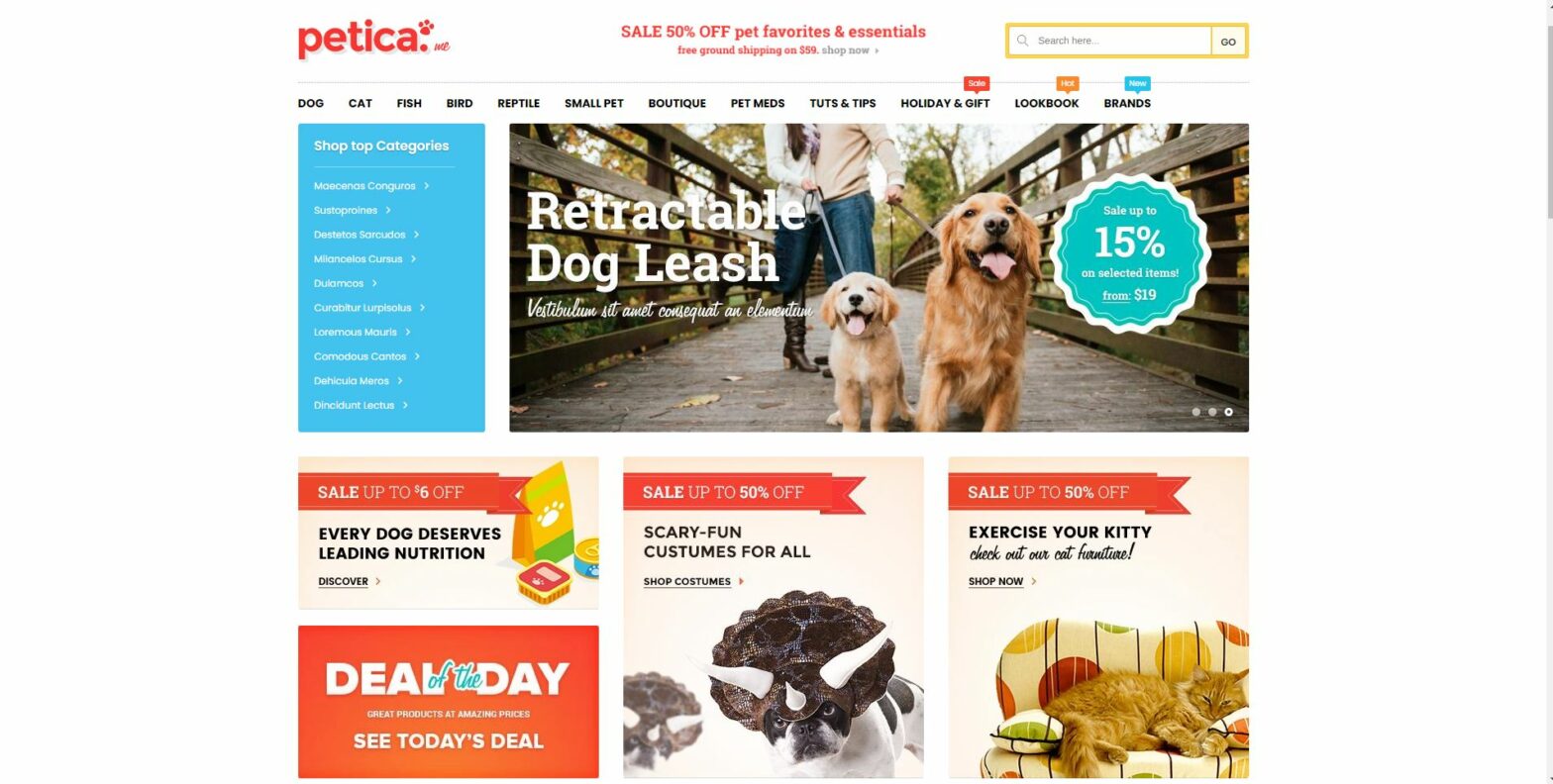 Shopify pet store theme Top 15 best themes to start the online business