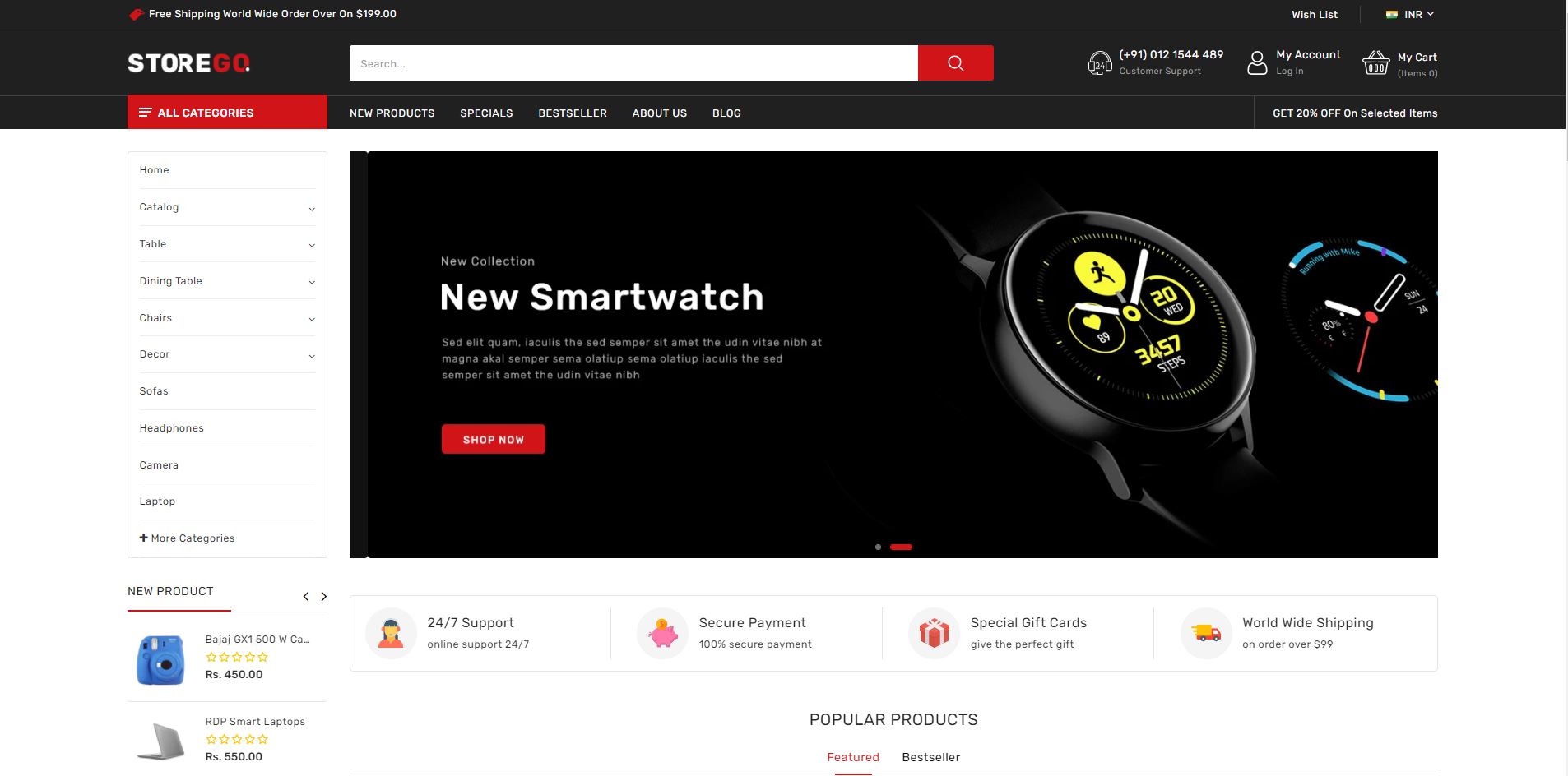 Shopify responsive theme