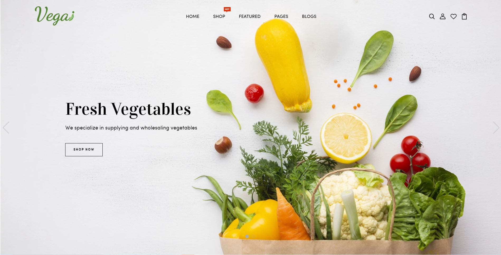  Vegai Fruits and vegetables Shopify Theme