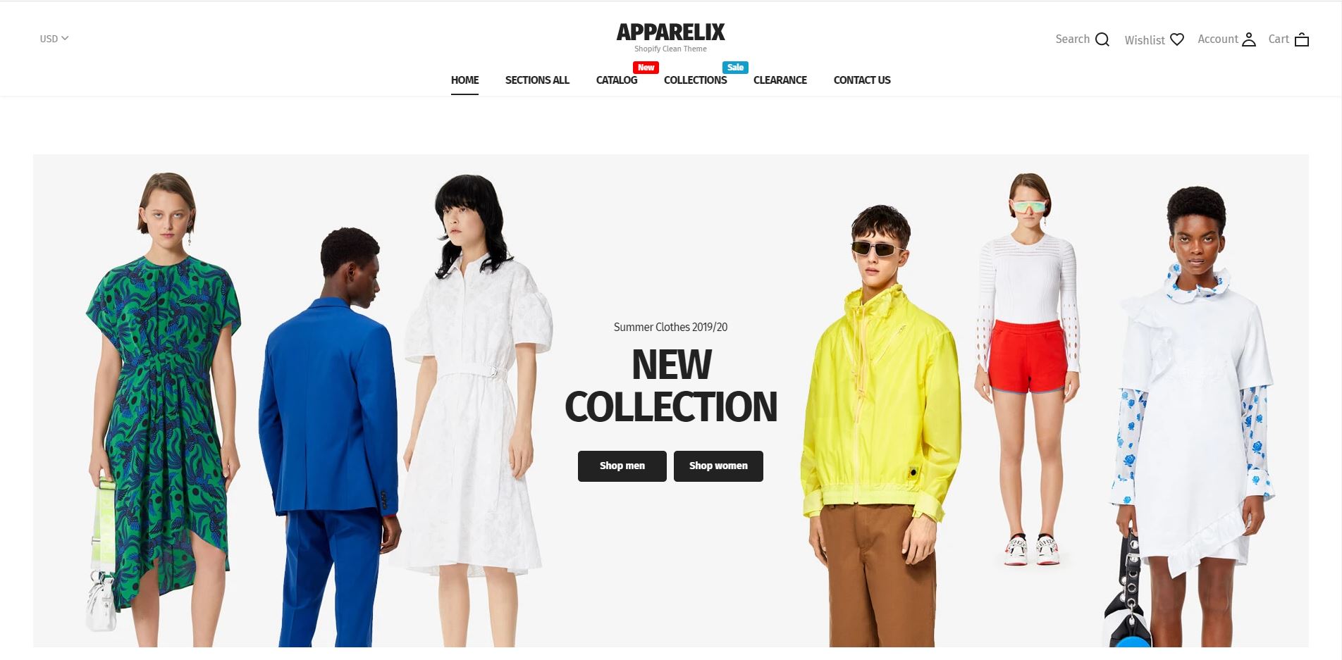 Apparelix - Clean Multipurpose Shopify Theme