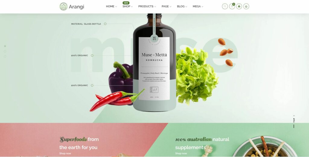 Arangi Cosmetic WooCommerce Theme