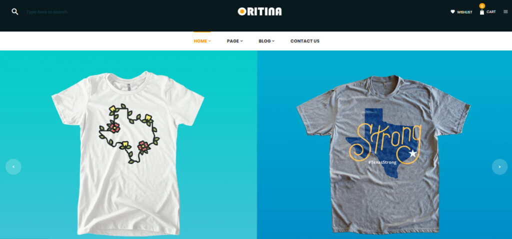 Shopify T-shirt theme