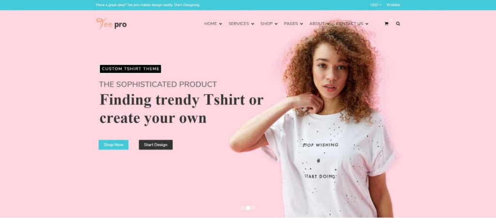 Shopify T-shirt theme