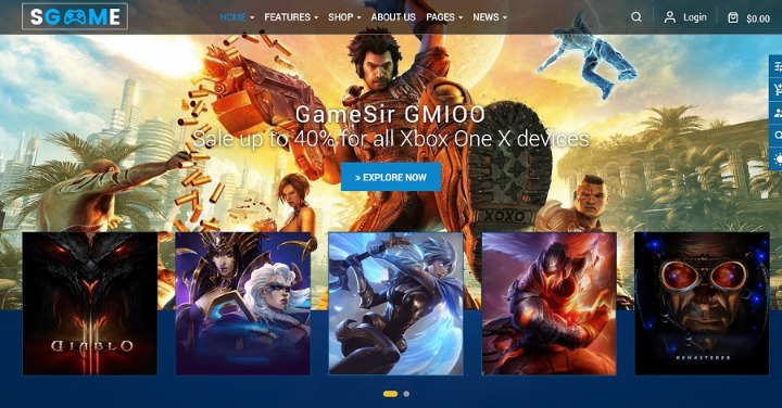 Download Gamebox Gaming & Accessories Store Shopify Theme