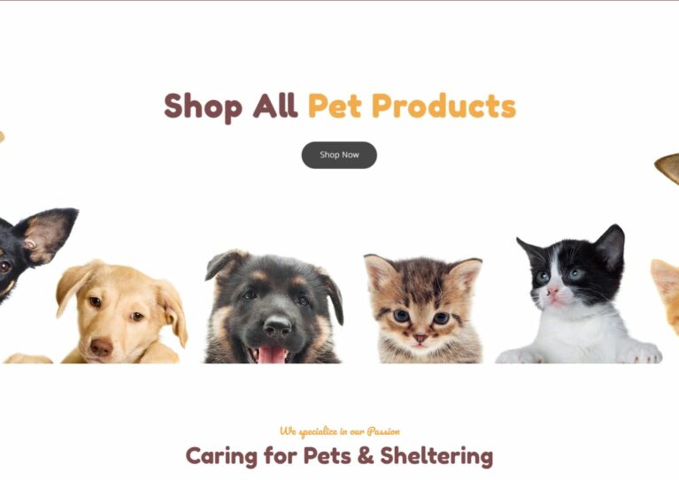 Shopify pet store theme