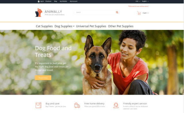 Pet Store Magento Theme