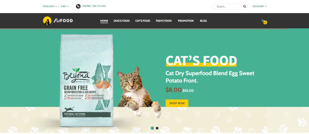 Pet Store Magento Theme

