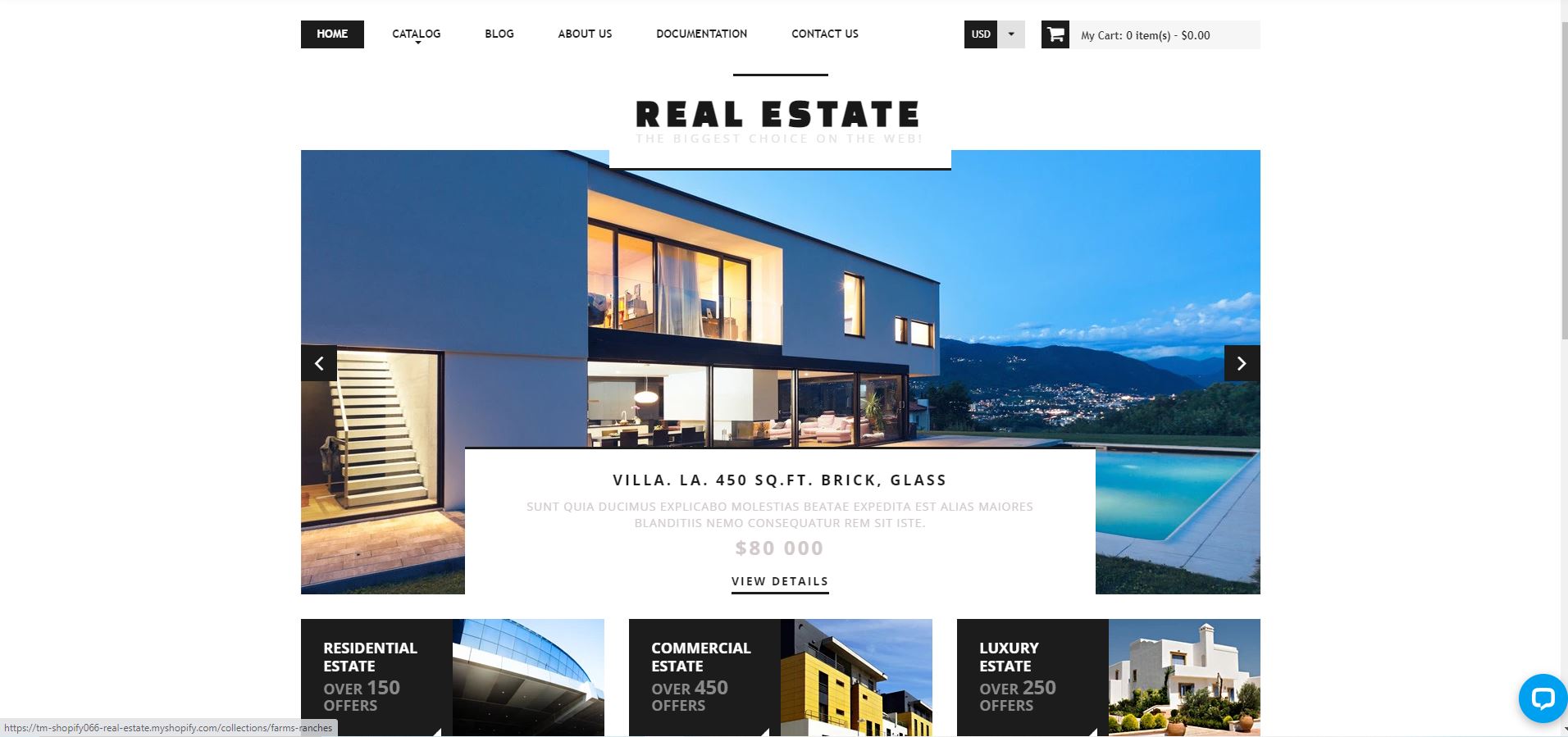shopify real estate themes
