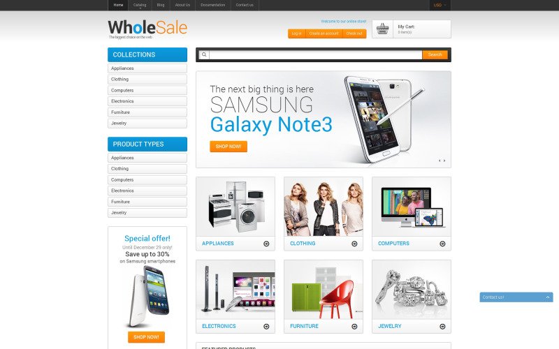 Wholesale Store Shopify Theme 