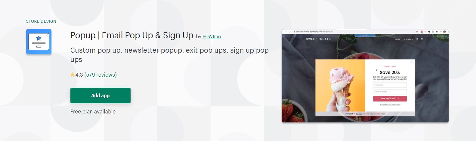 POWR Pop Ups: Sales Popup - POWR Popup: Flash Sales, Email Pop Up, Discount  Pops