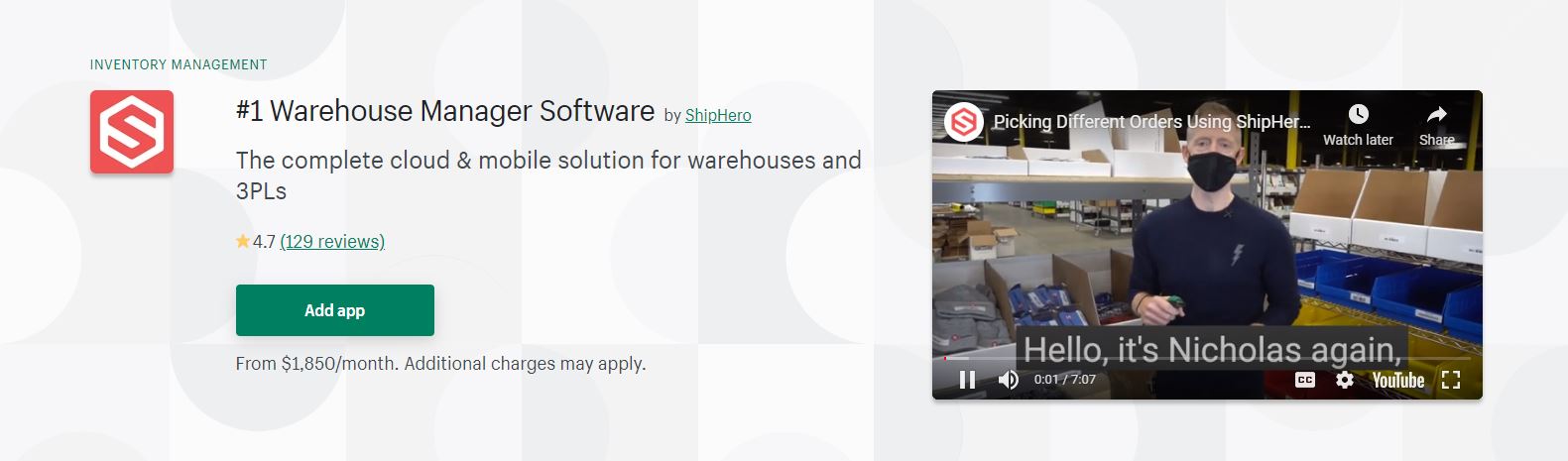 Warehouse Manager Software